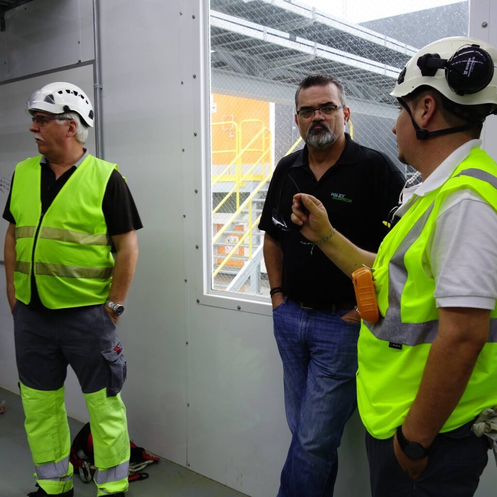 M J Harper with Wartsila