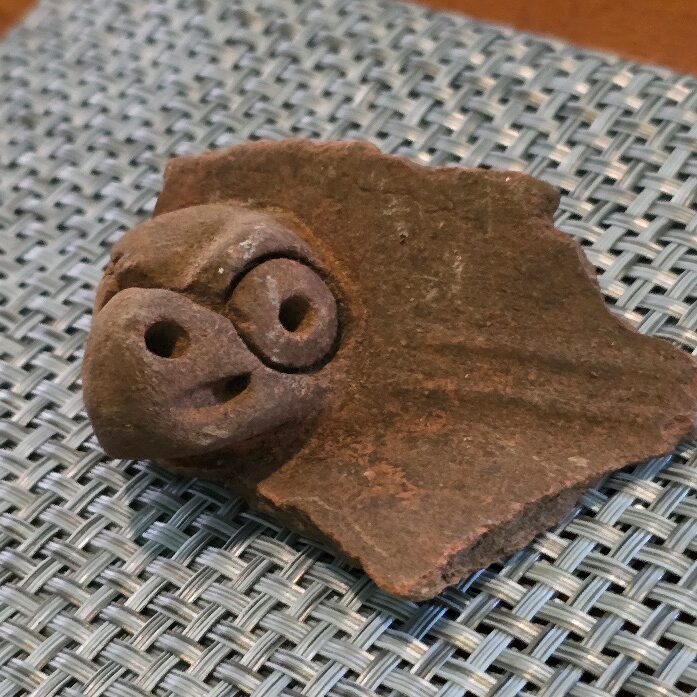 Figure 9 Parrot image olla handle