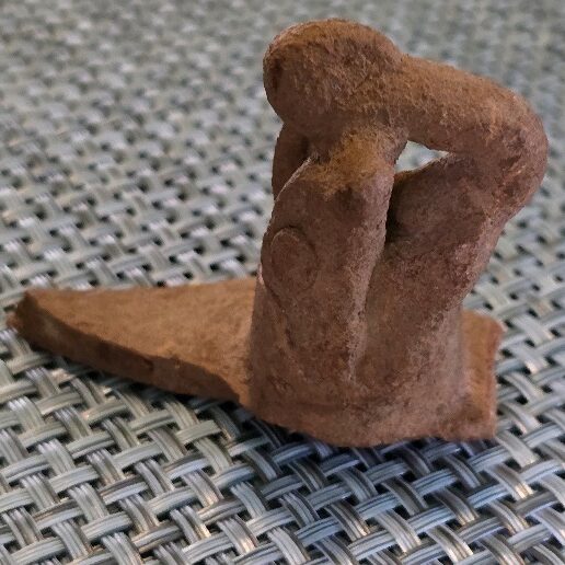 Figure 10 Crude Tapir figure which was an olla handle