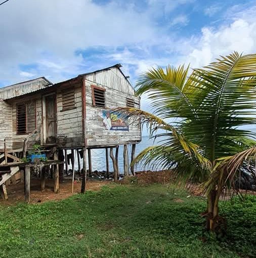Run down yet colourful and attractive Creole seaside village of Pandy Town ( or Pandy Ville ) which has the potential to become a tourist attraction with opportunities for the community to showcase their culture and way of life following the example of nearby Garifuna settlement of Punta Gorda 
